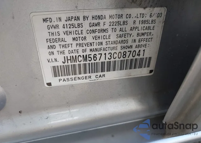 JHMCM56713C087041: 43618899