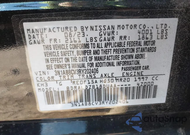 3N1AB8CV3RY202406: 43619007