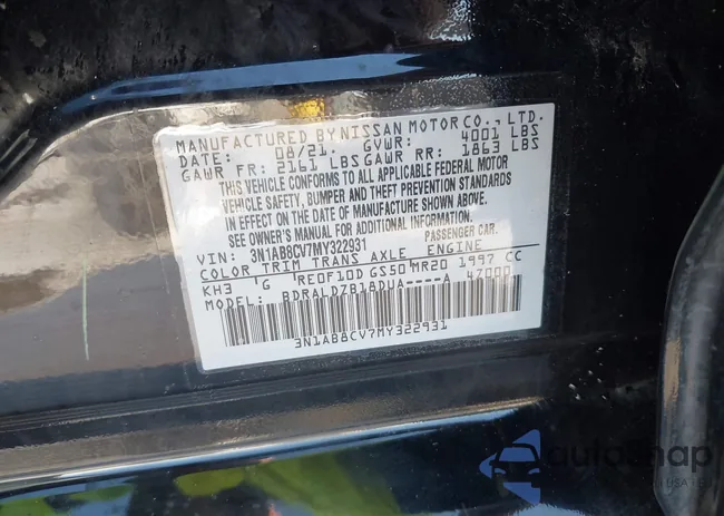 3N1AB8CV7MY322931: 43619053