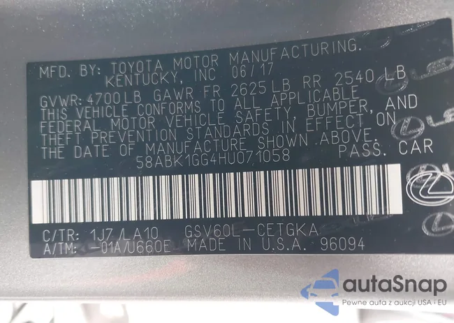 58ABK1GG4HU071058: 43619056