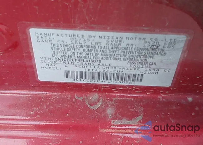 3N1CE2CP4FL415078: 43620360