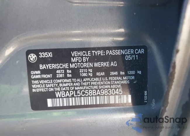 WBAPL5C58BA983045: 43620671