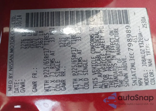 5N1AT2ML3EC798989: 43619958