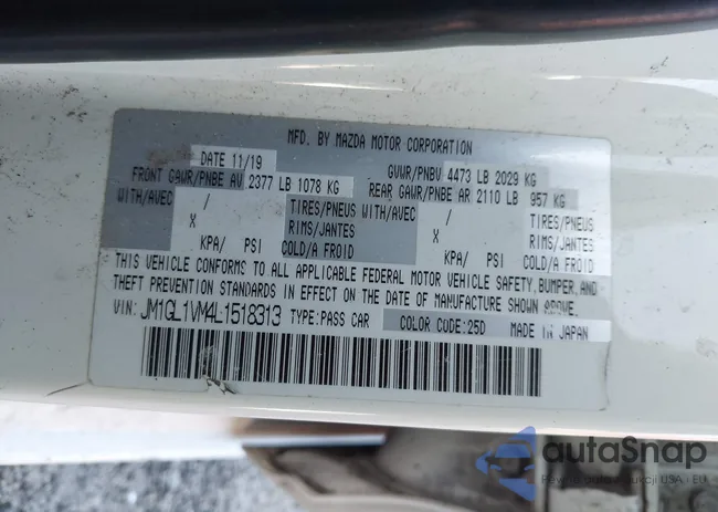 JM1GL1VM4L1518313: 43620107