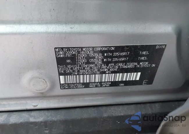 JTMF1RFV3KD017188: 43620153