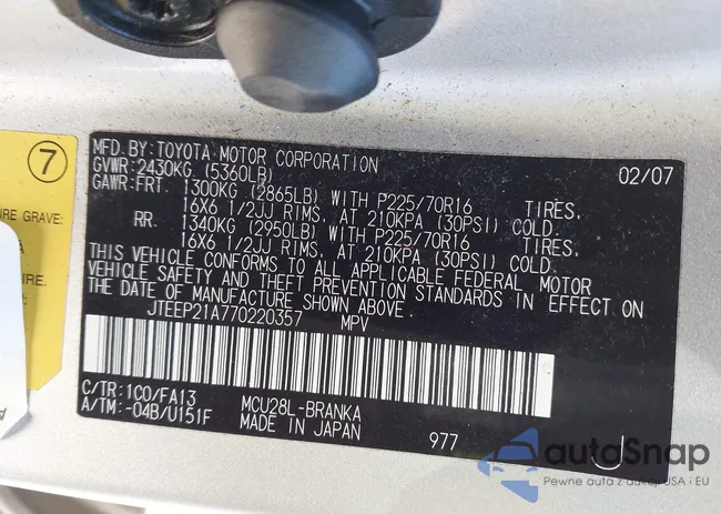 JTEEP21A770220357: 43621292