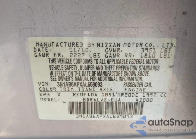 3N1AB6APXAL659093: 43621453