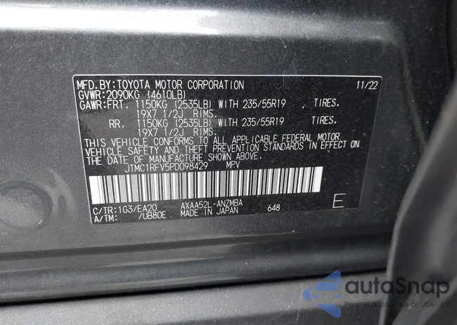 JTMC1RFV5PD098429: 43621552