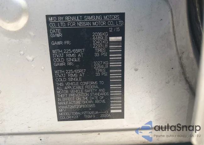 KNMAT2MT2GP630955: 43621576