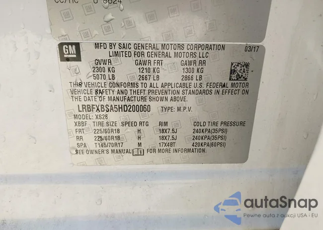 LRBFXBSA5HD200060: 43621582