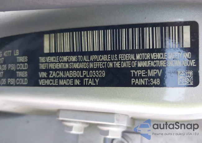 ZACNJABB0LPL03329: 43621648