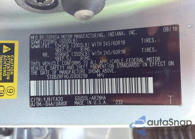 5TDBZRFH0JS908298: 43621675