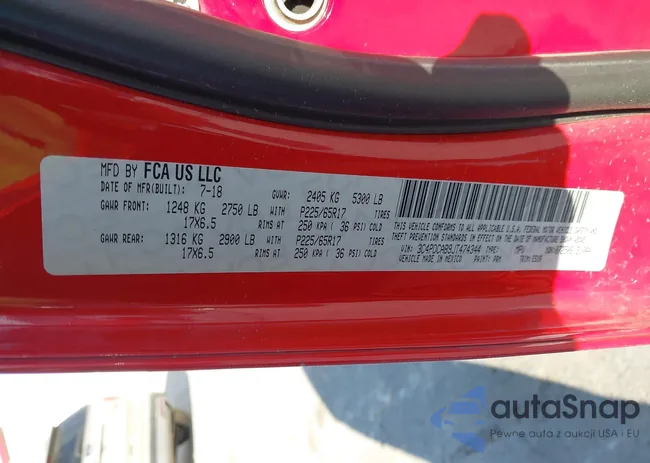 3C4PDCAB9JT474344: 43621737