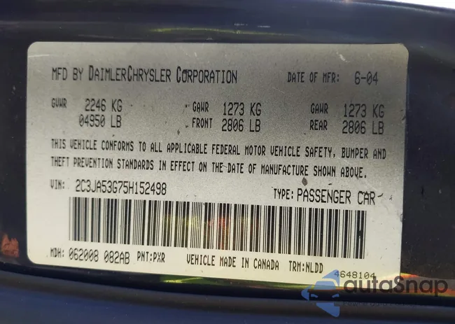 2C3JA53G75H152498: 43621880