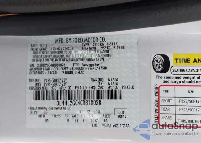 3LNHL2GC4CR818028: 43622173