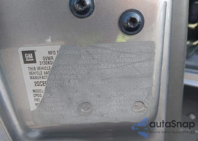 2GCEC13V271132976: 43623463