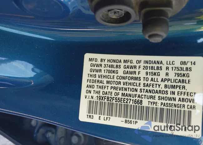 19XFB2F55EE271668: 43623531