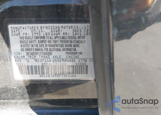 3N1AB7AP2FY345566: 43622956