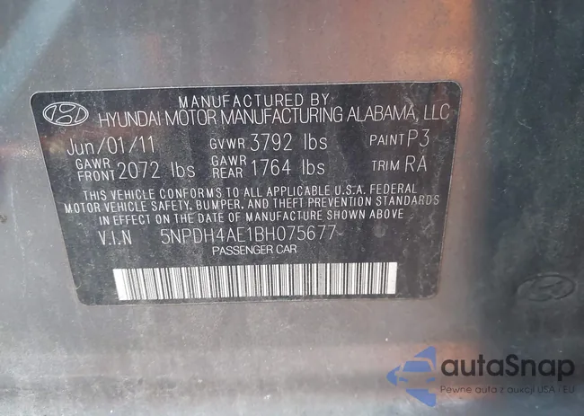 5NPDH4AE1BH075677: 43623008