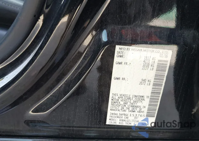 1N4AL3AP8GC153765: 43624470