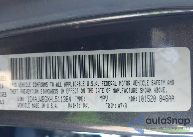 1C4AJWBGXHL511384: 43624632