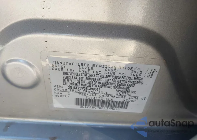 3N1CE2CP0EL399041: 43624666