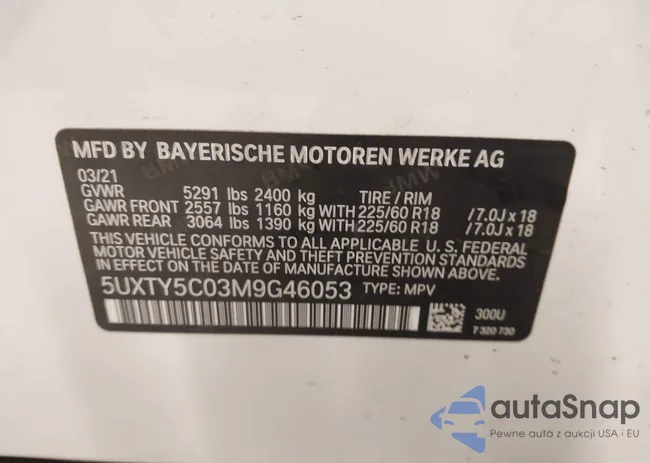 5UXTY5C03M9G46053: 43624791