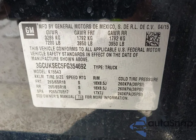 3GCUKSEC5FG354692: 43624796