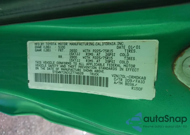 5TEWN72N31Z774628: 43623958