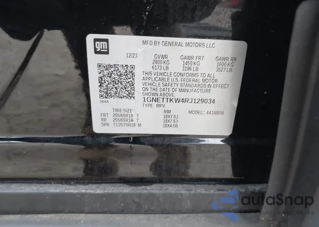 1GNETTKW4RJ129034: 43625348