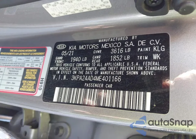 3KPA24AD4ME401166: 43625427