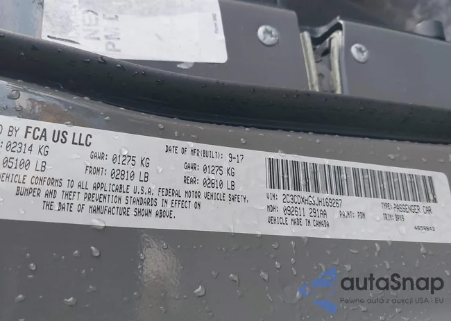 2C3CDXHG9JH169267: 43625536