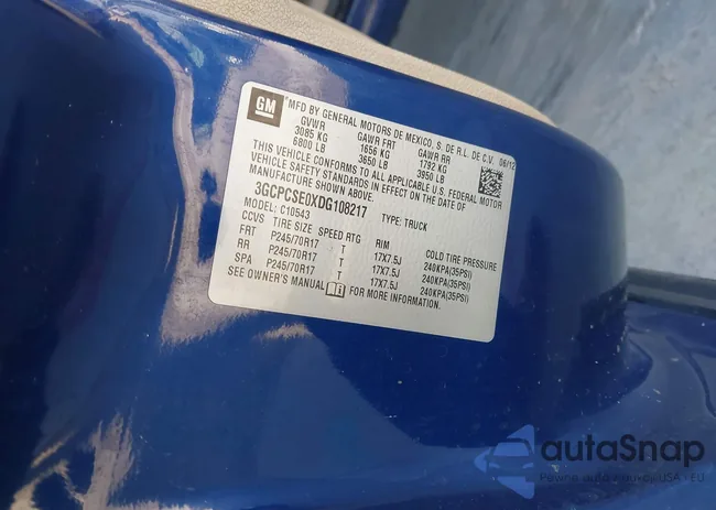 3GCPCSE0XDG108217: 43625710