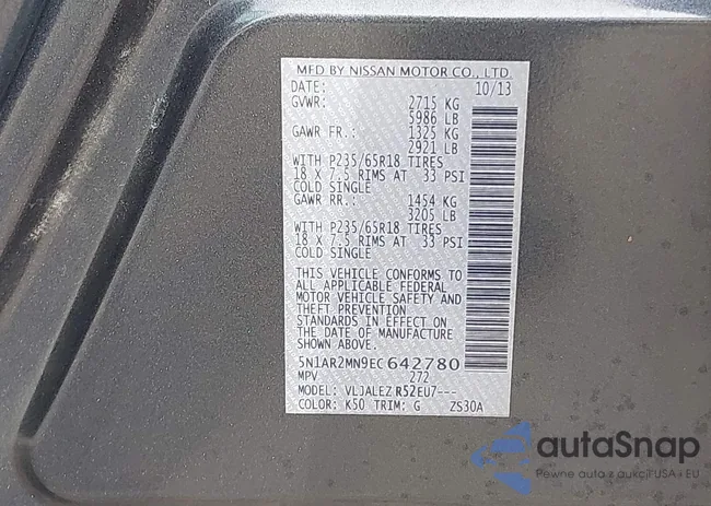 5N1AR2MN9EC642780: 43625215