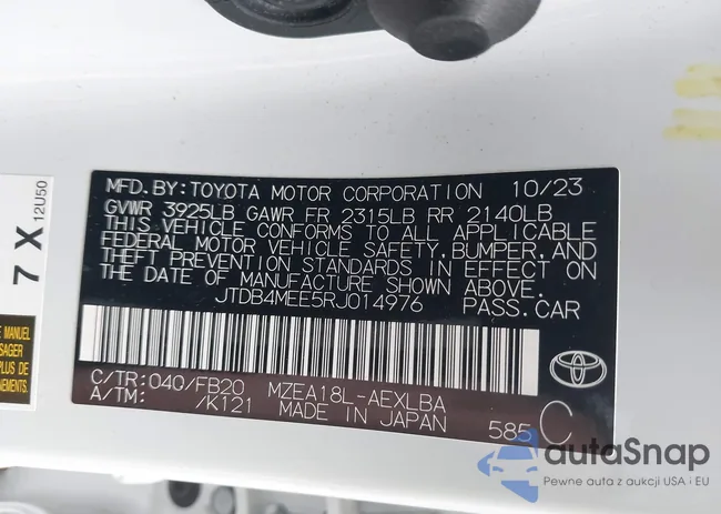 JTDB4MEE5RJ014976: 43625222