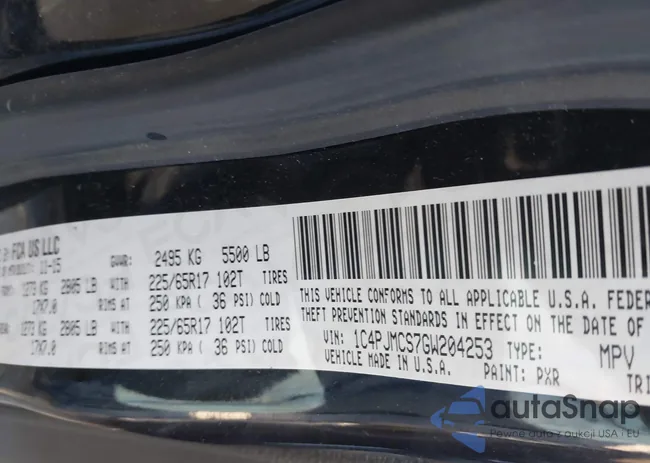 1C4PJMCS7GW204253: 43626622