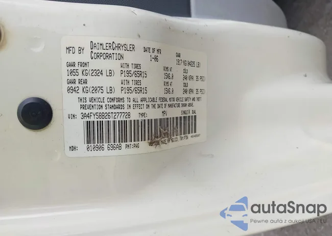 3A4FY58B26T277728: 43626679