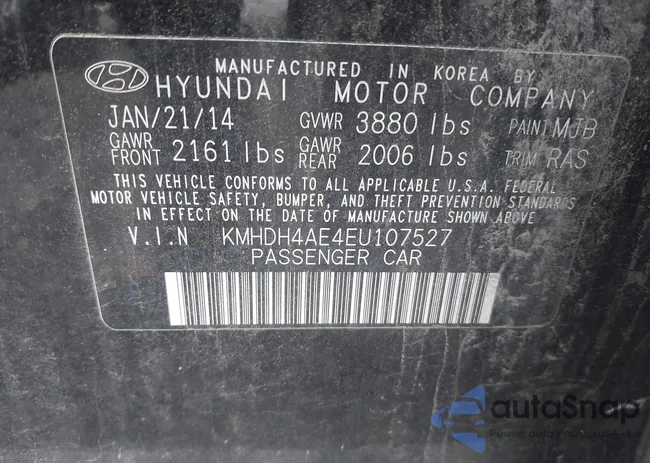 KMHDH4AE4EU107527: 43626746