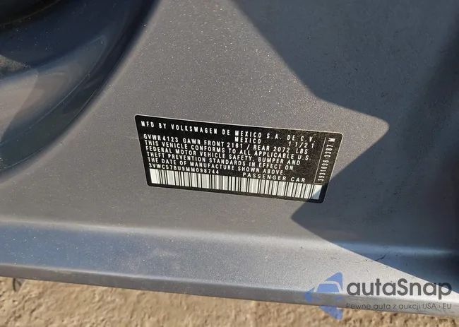 3VWC57BU9MM098744: 43626857