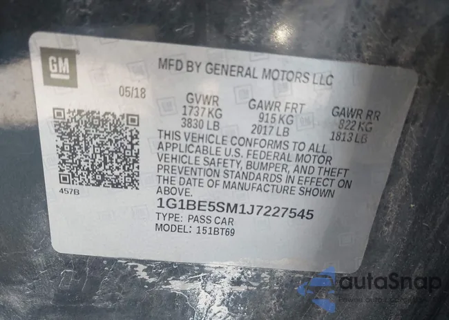 1G1BE5SM1J7227545: 43626128