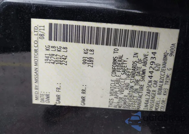 1N4AL2AP3CN442934: 43627416