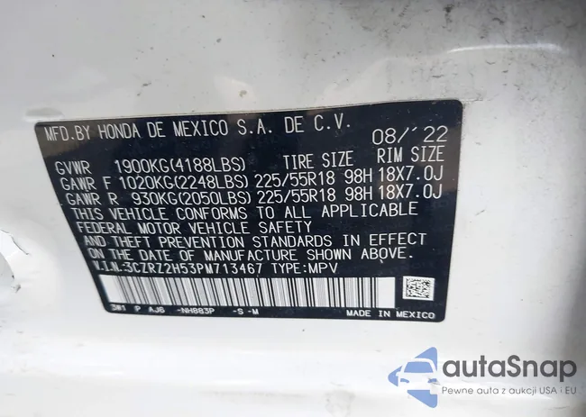 3CZRZ2H53PM713467: 43627558