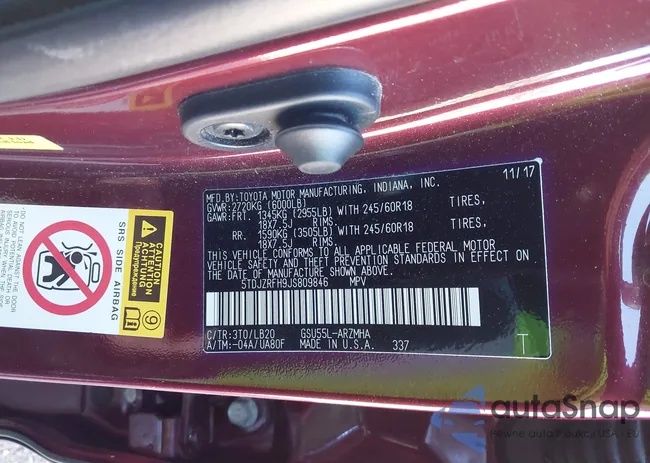 5TDJZRFH9JS809846: 43627708