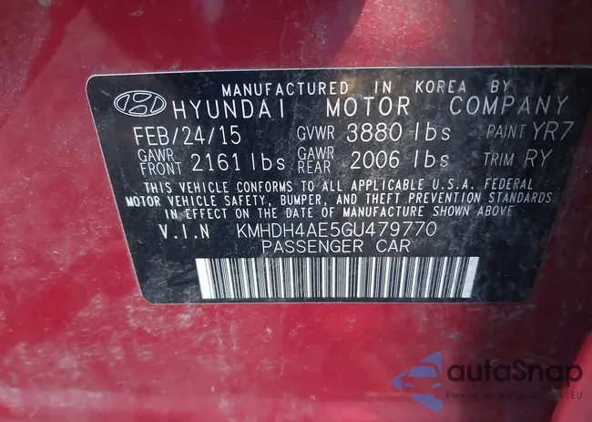 KMHDH4AE5GU479770: 43627761