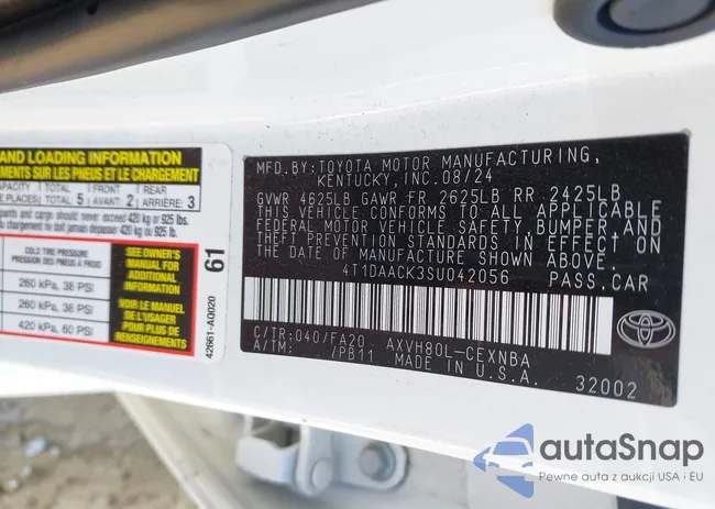 4T1DAACK3SU042056: 43627853