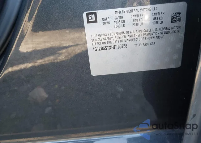 1G1ZB5STXHF100758: 43626966