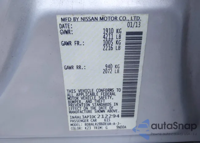 1N4AL3AP1DC212294: 43627036