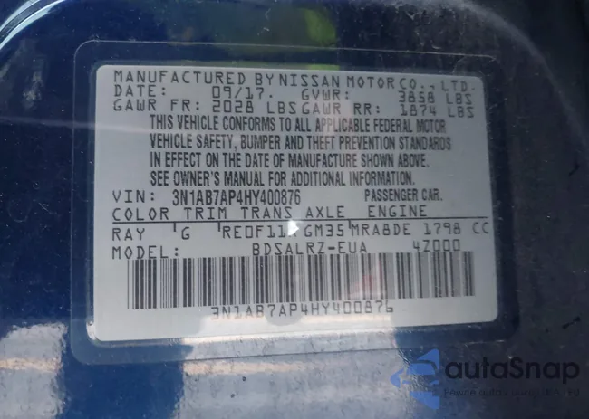 3N1AB7AP4HY400876: 43627192