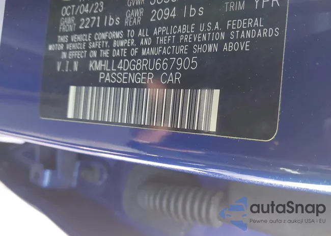 KMHLL4DG8RU667905: 43627193