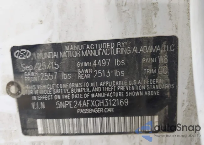 5NPE24AFXGH312169: 43628319